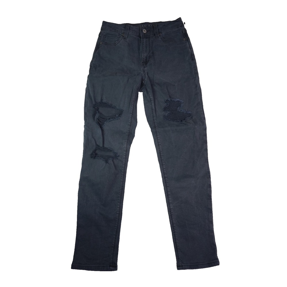 American Eagle Outfitters Women's Super Stretch Straight Blue Denim Jeans Size 0